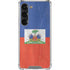 Haiti Flag Distressed Galaxy S23 Clear Case